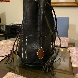 African Soft Genuine Leather Satchel Tote Hobo Women Handbag